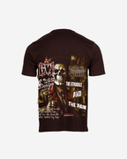 G West Mens Being Enlightened Acid Wash Premium Oversized Tee G West