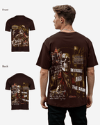 G West Mens Being Enlightened Acid Wash Premium Oversized Tee G West