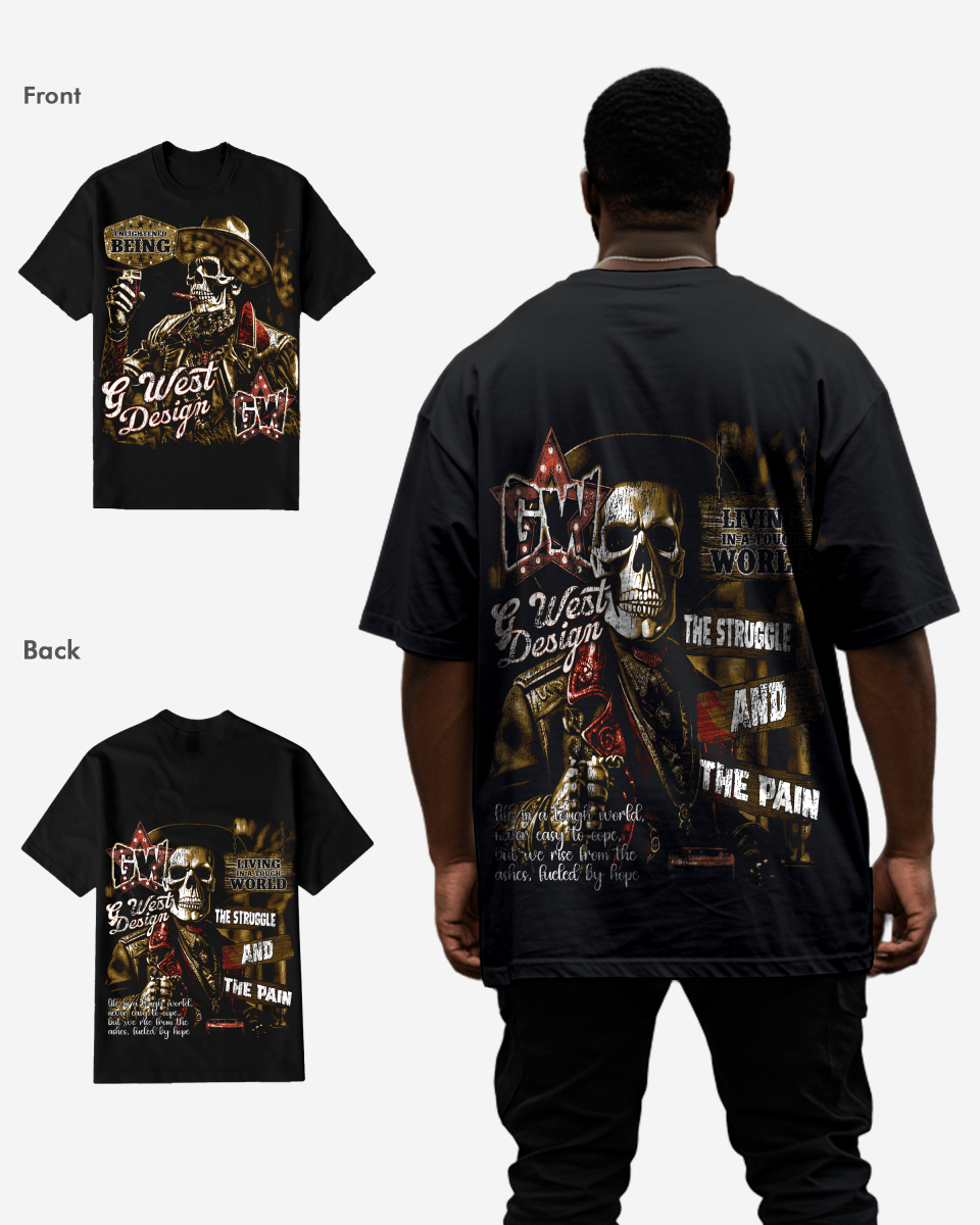 G West Being Enlightened T-Shirt Big and Tall Mens G West