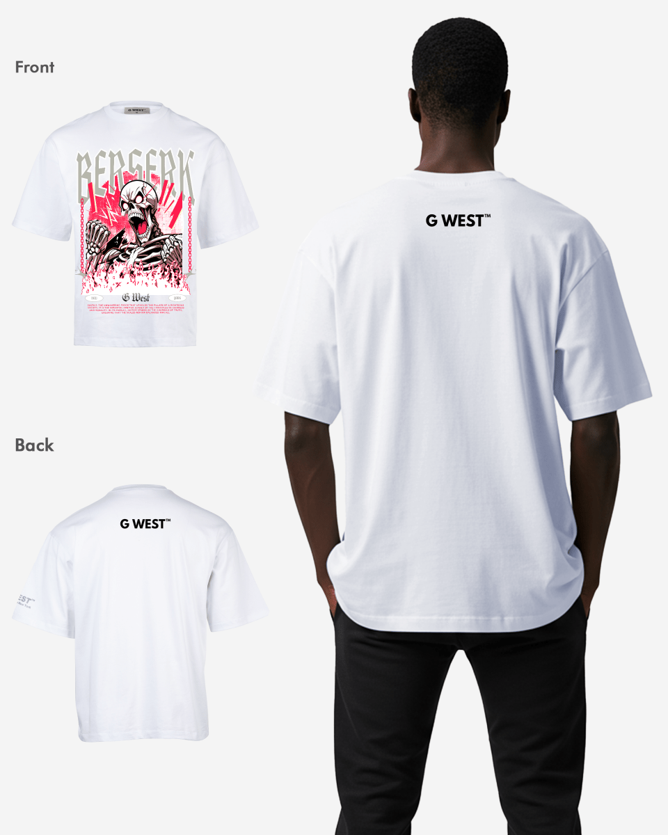 G WEST BERSERK OVERSIZED T-Shirt Mens G West
