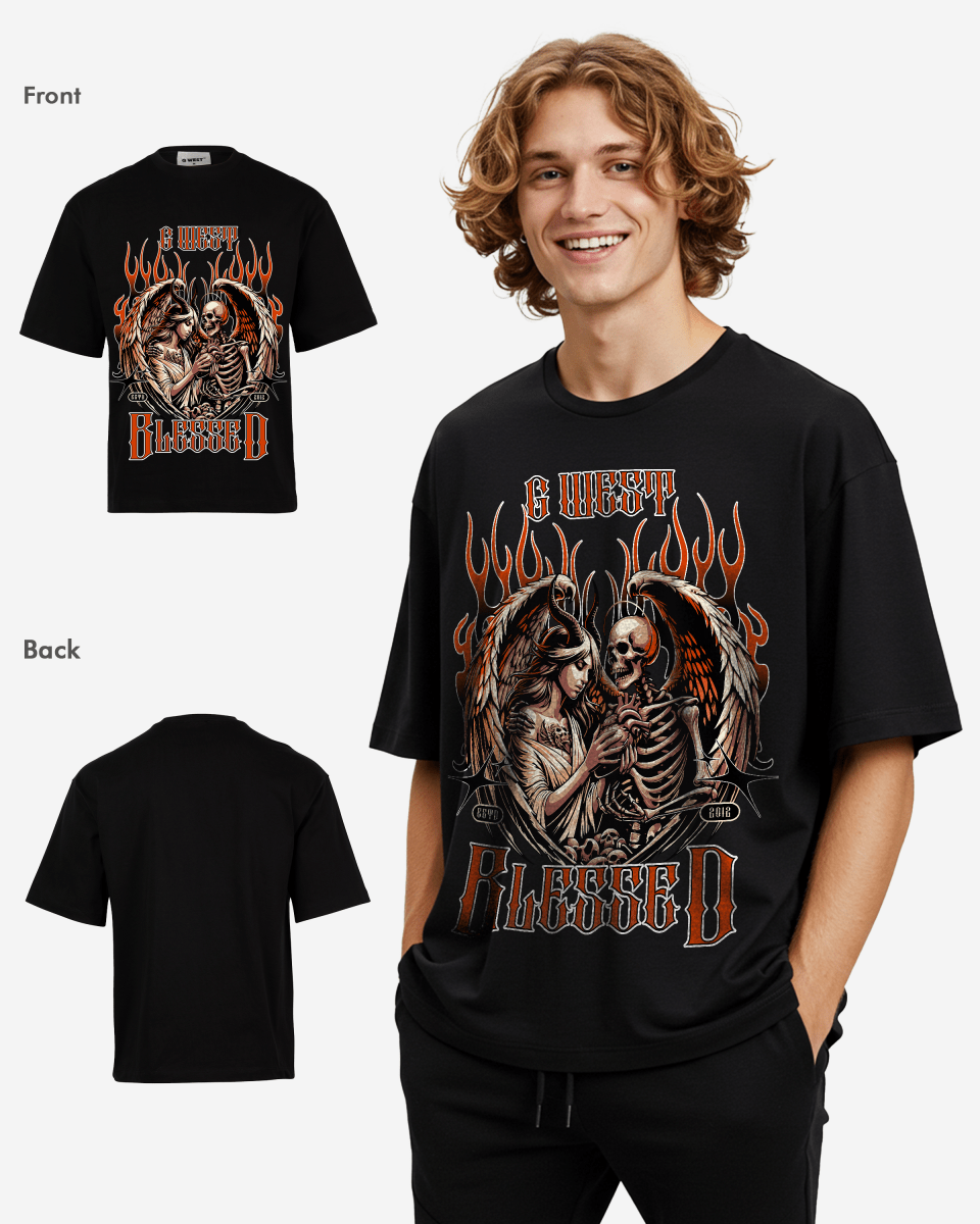 G West Blessed Oversized Tee G West