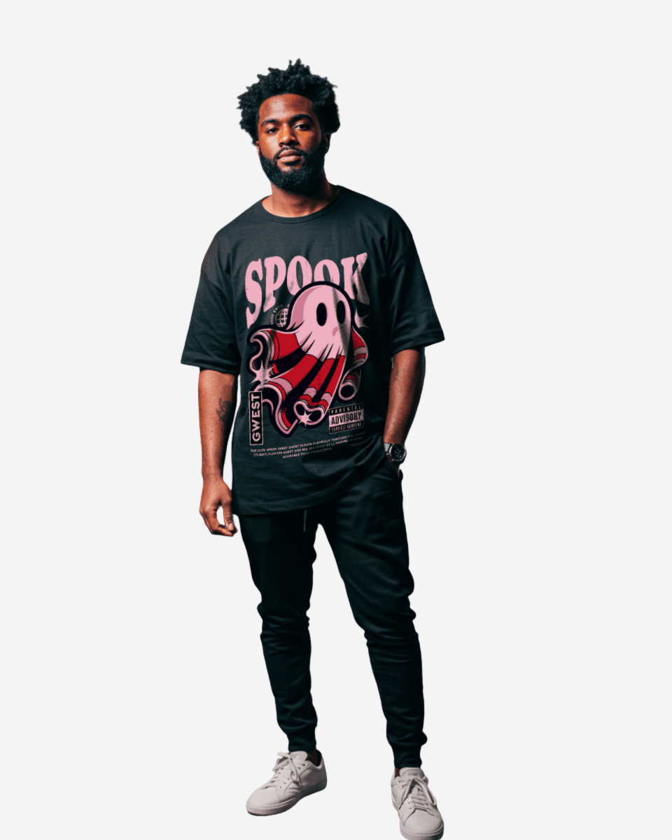G West Boo But Not Scary Oversized Men's T-Shirt G West