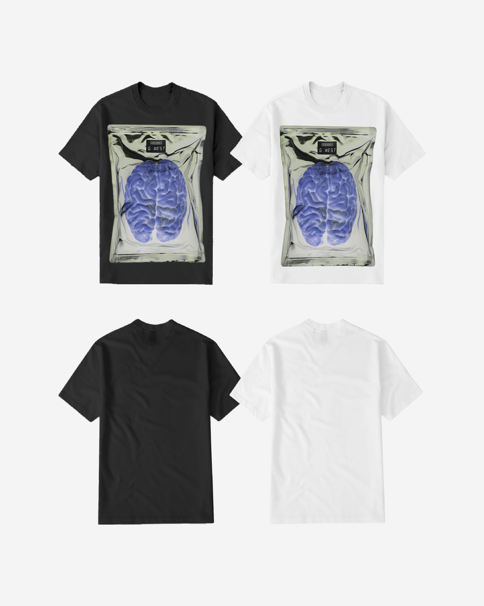 G West Mens Studio Black Tee G West