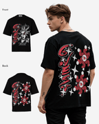 G West Mens Breaking The Cycle Double Sided Premium Oversized Tee G West