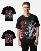 G West Mens Breaking The Cycle Double Sided Premium Oversized Tee G West