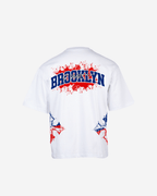G West Brooklyn Blood Arch Logo Oversized T-Shirts G West