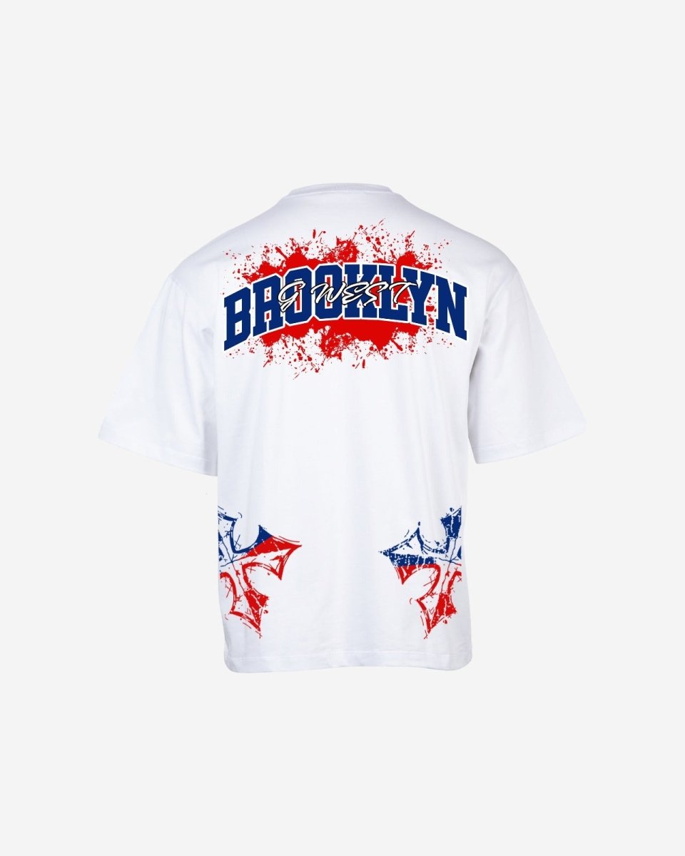 G West Brooklyn Blood Arch Logo T-Shirts Big and Tall G West