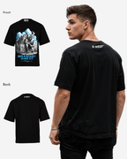 G WEST BUILD RESISTANCE IN HARD TIME OVERSIZED T-Shirt Mens G West