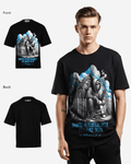 G WEST BUILD RESISTANCE IN HARD TIME OVERSIZED T-Shirt Mens G West