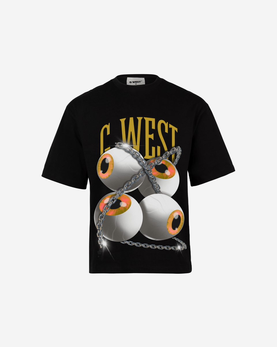 G West chained perception oversized T-Shirt Mens G West