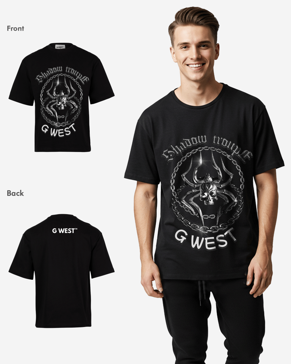 G WEST CHAINED TO THE STING OVERSIZED T-Shirt Mens G West