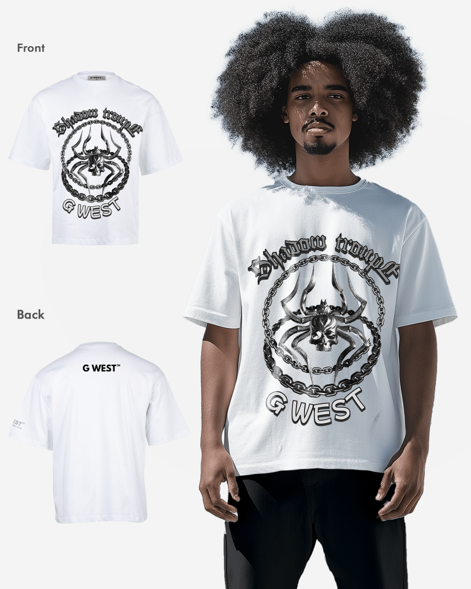 G WEST CHAINED TO THE STING OVERSIZED T-Shirt Mens G West