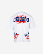 G West Chicago Blood Arch Logo T-Shirts Big and Tall G West