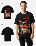 G WEST CLUB Oversized T-Shirt Mens G West