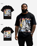 G West Cosmic Sky Ride Double Hit T-Shirt Big and Tall Mens G West
