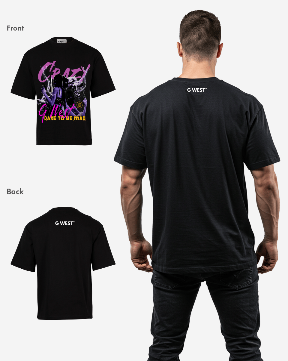 G WEST CRAZY OVERSIZED T-Shirt Mens G West