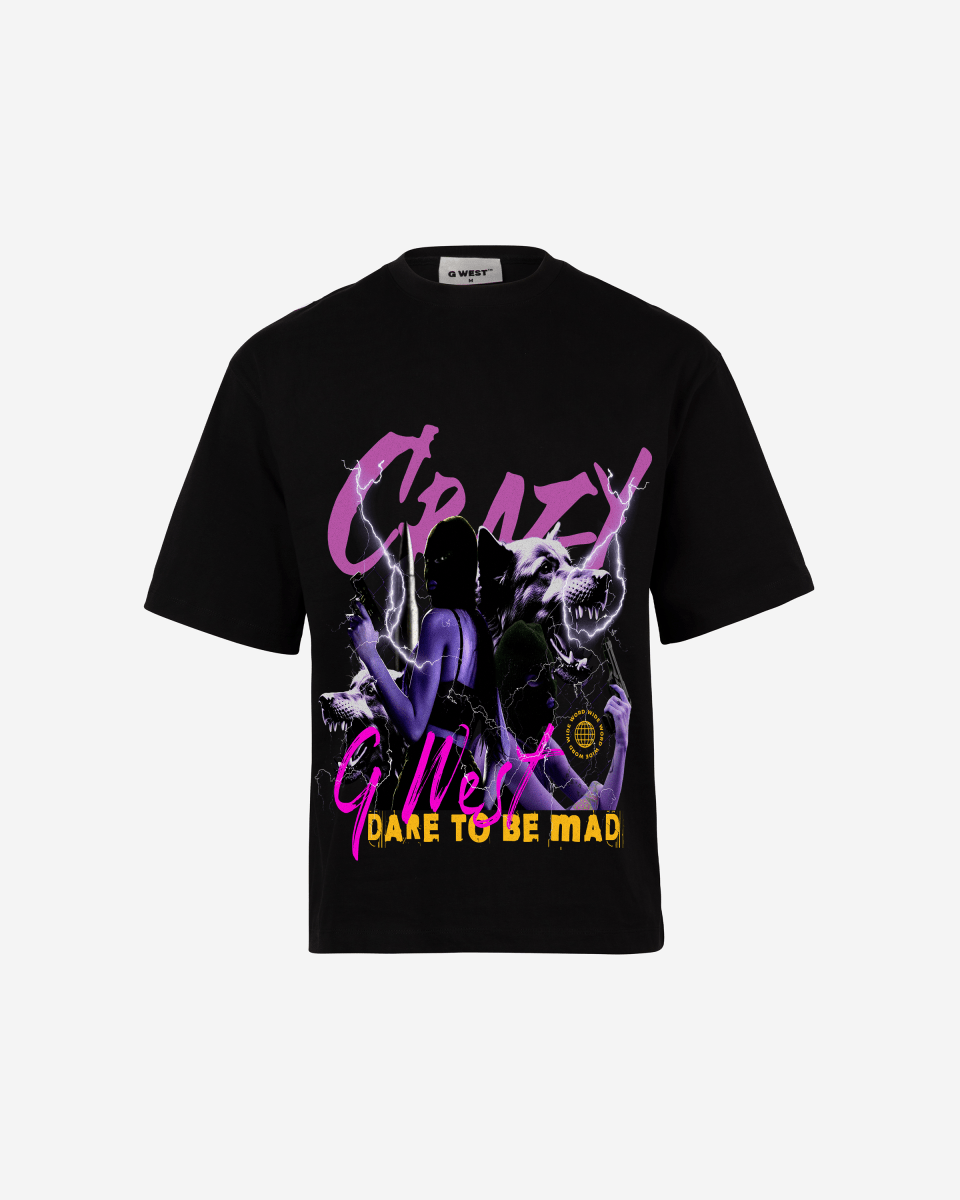 G WEST CRAZY OVERSIZED T-Shirt Mens G West