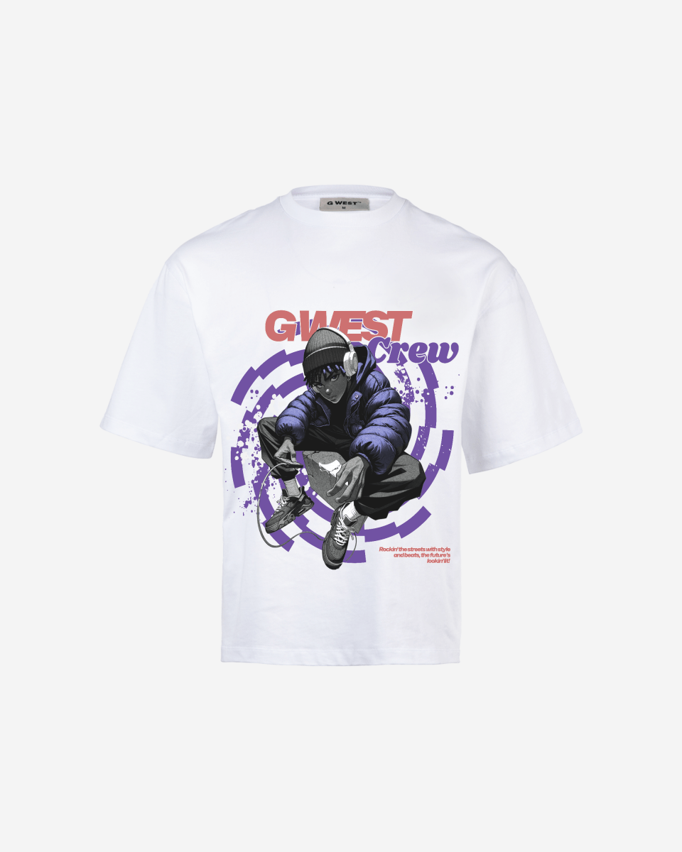 G WEST CREW OVERSIZED T-Shirt Mens G West