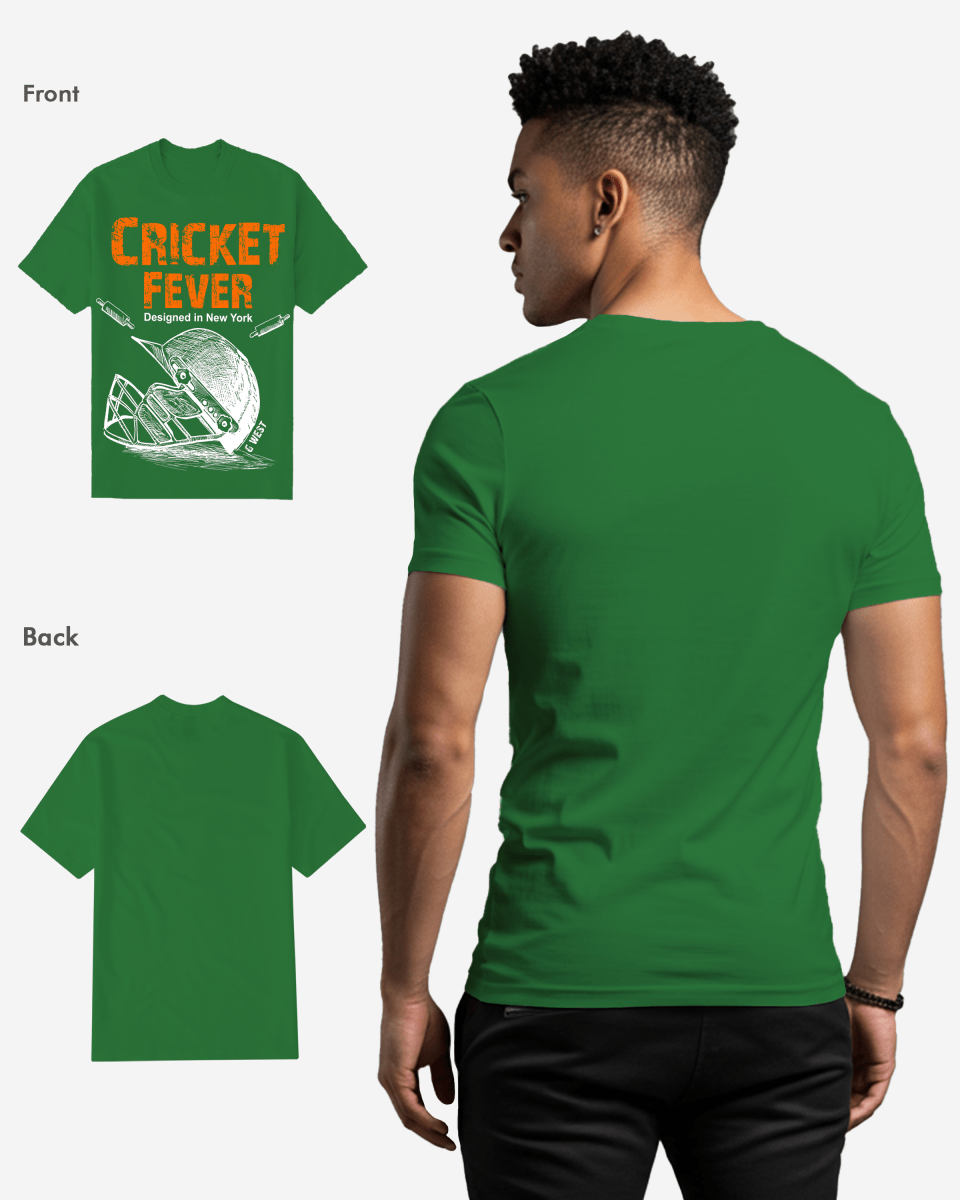 G West Cricket Fever T-Shirt Mens G West
