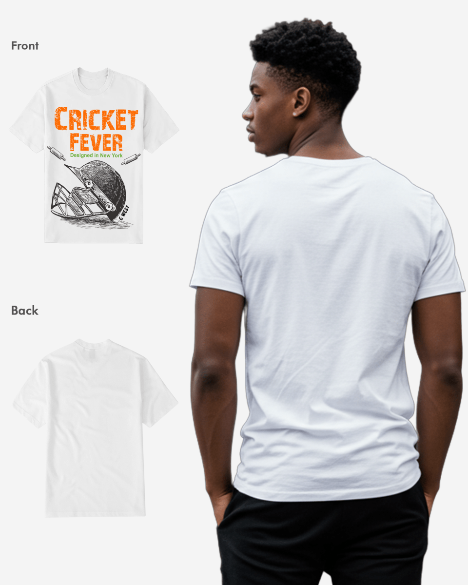 G West Cricket Fever T-Shirt Mens G West