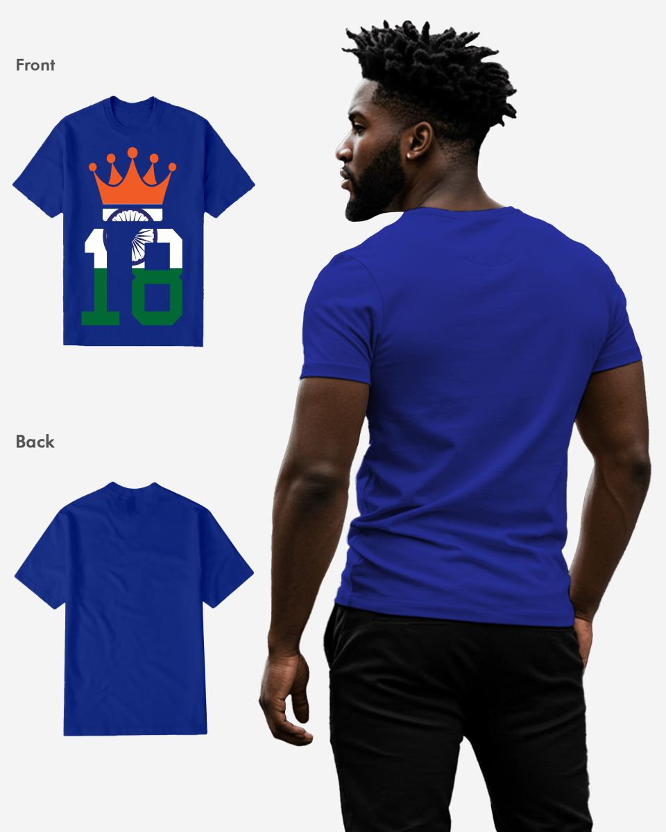 G West Cricket India King-18 T-Shirt : Gwdtfl2412 - 3 Colors G West