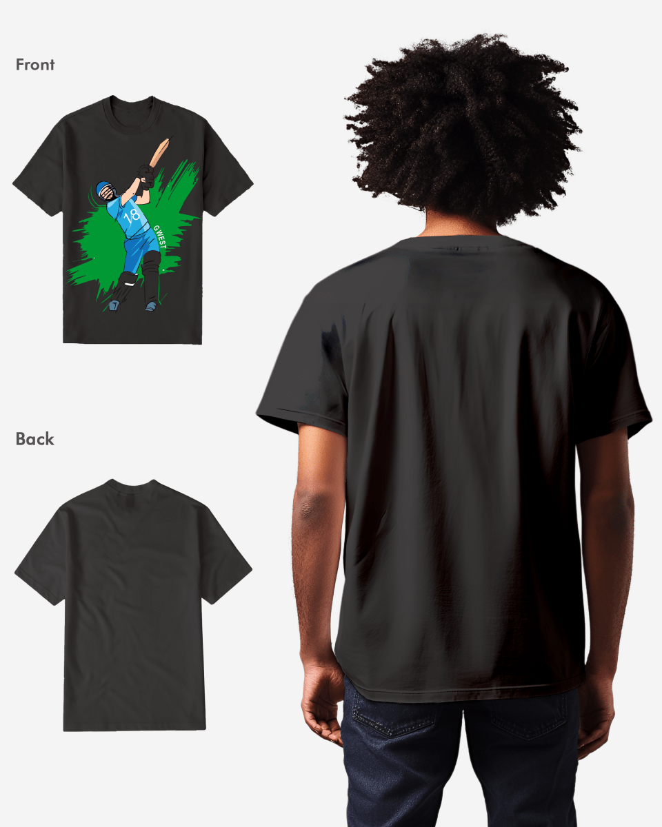 G West Cricket India T-Shirt : Gwdtfl2411 - 3 Colors Mens G West
