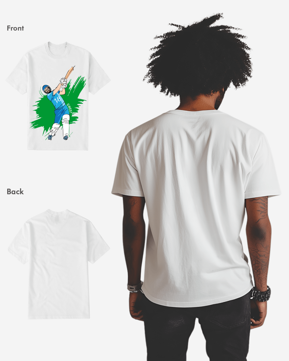 G West Cricket India T-Shirt : Gwdtfl2411 - 3 Colors Mens G West