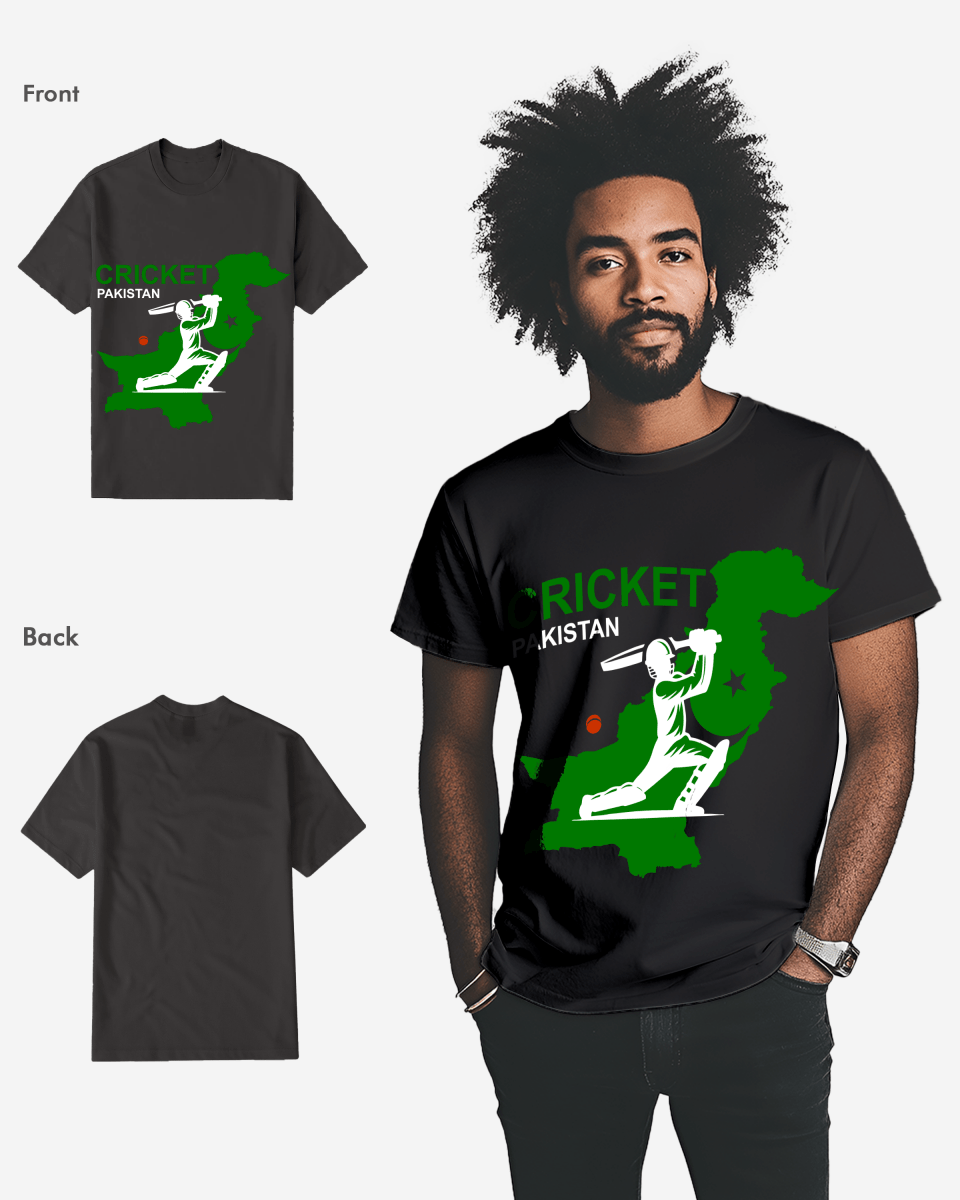 G West Cricket Pakistan T-Shirt Mens G West
