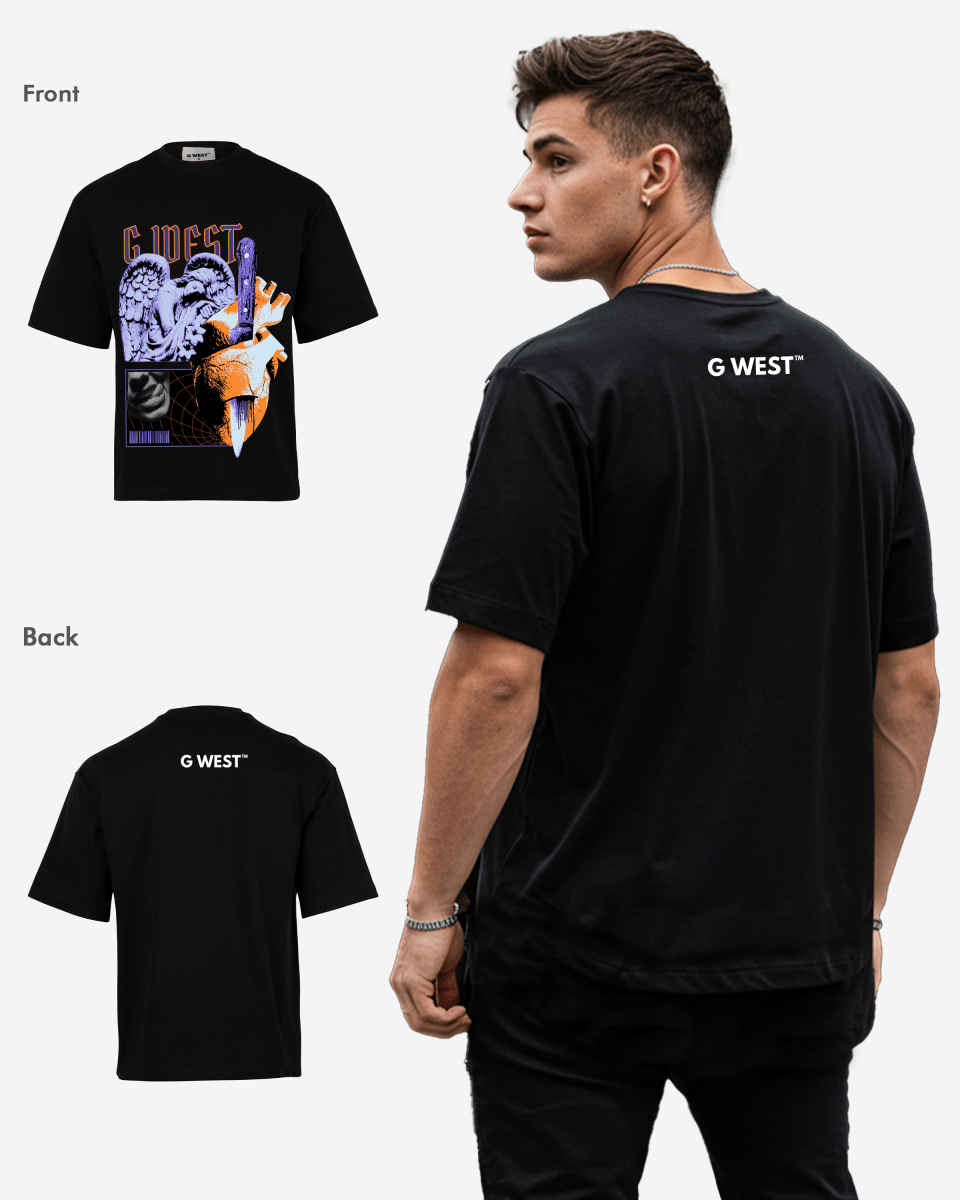 G WEST Cut to the core oversized T-Shirt Mens G West