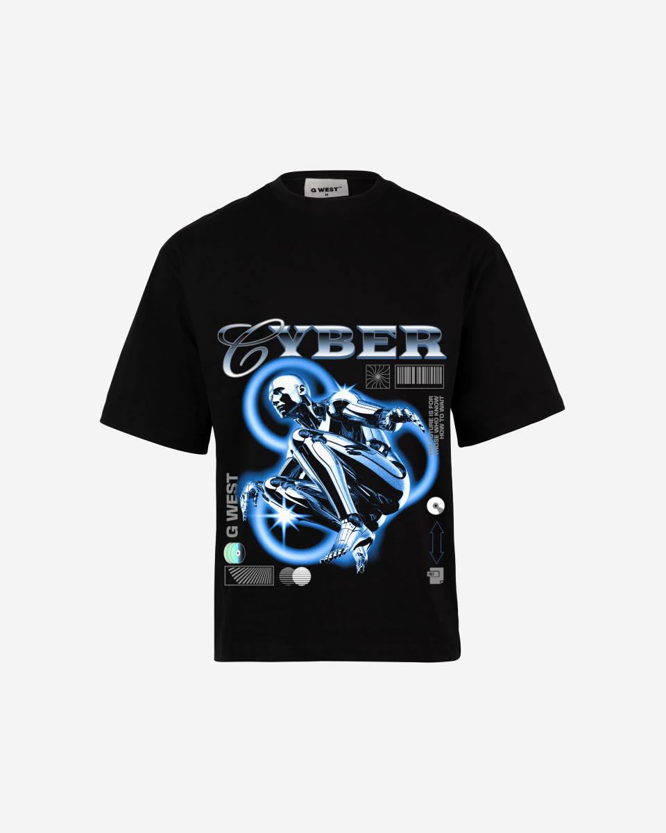 G WEST CYBER OVERSIZED T-Shirt Mens G West