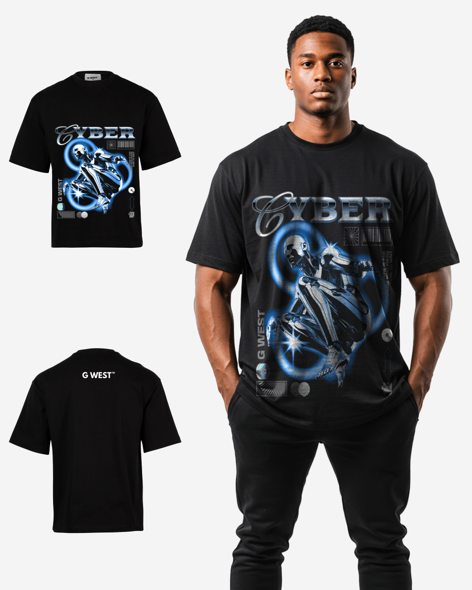 G WEST CYBER OVERSIZED T-Shirt Mens G West