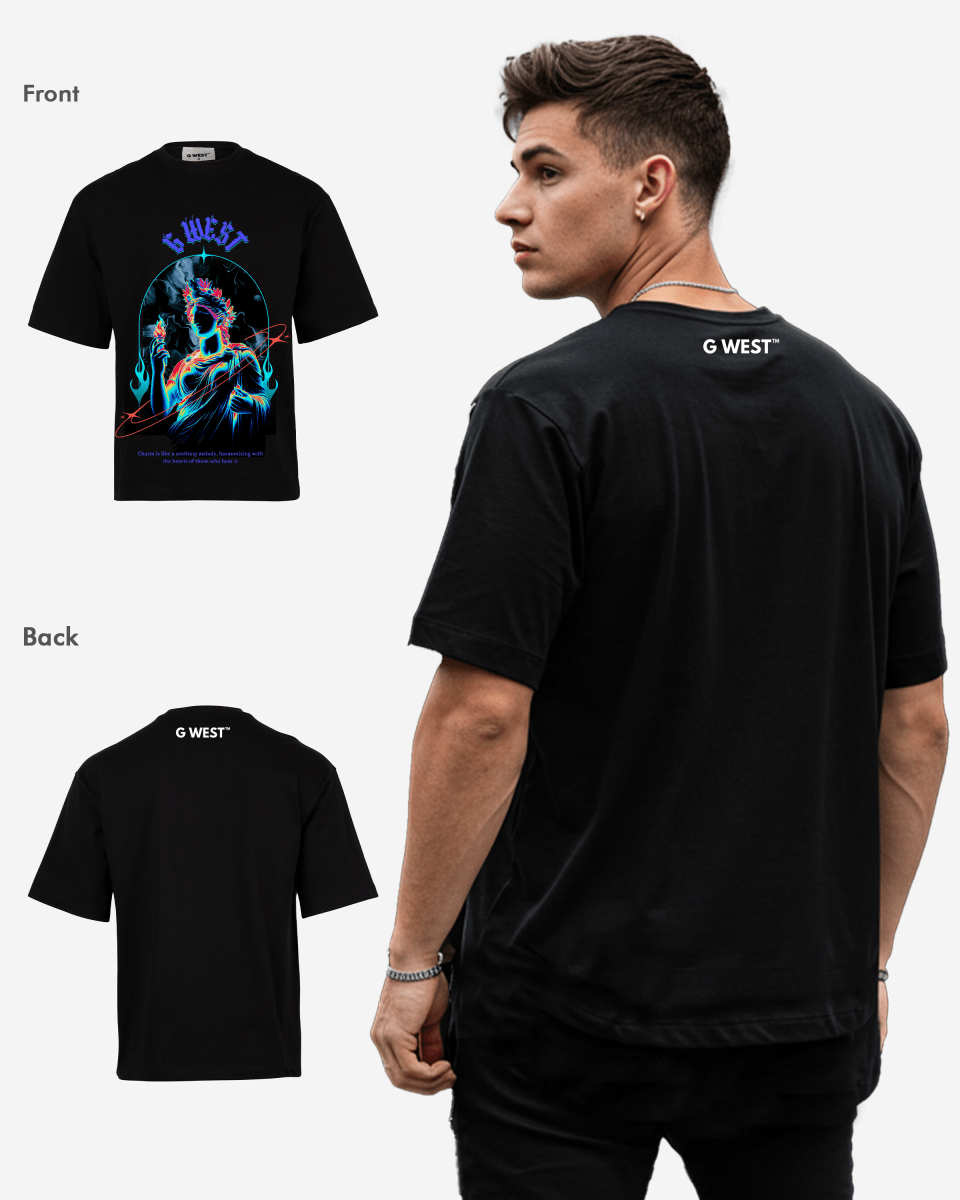 G WEST CYBER OVERSIZED T-Shirt Mens G West