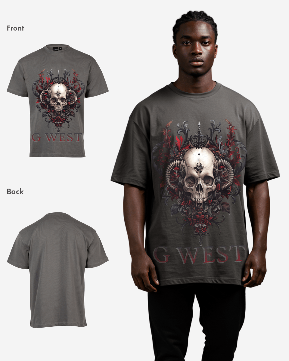 G West Mens Dead Devil Oversized Tee G West
