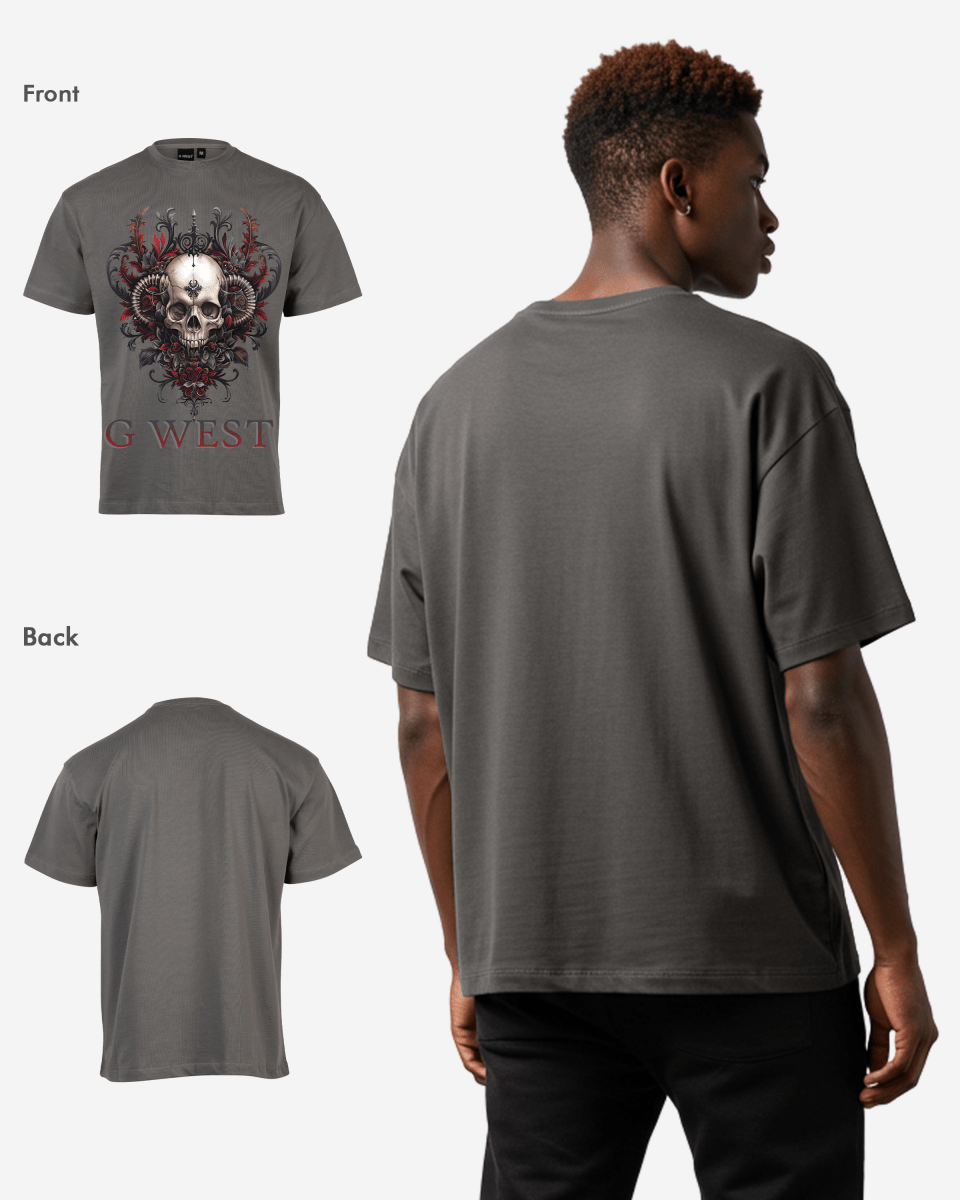 G West Mens Dead Devil Oversized Tee G West