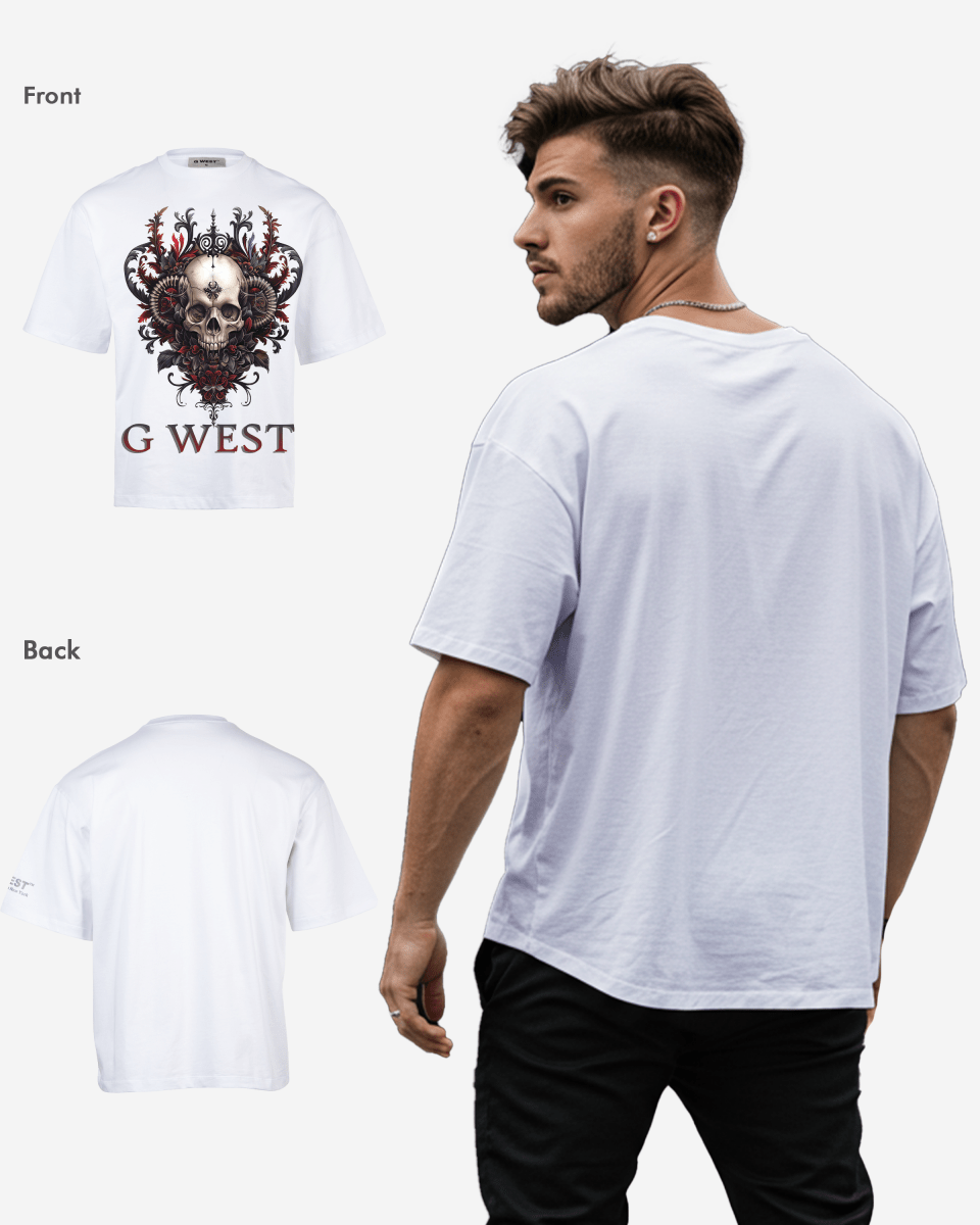 G West Mens Dead Devil Oversized Tee G West