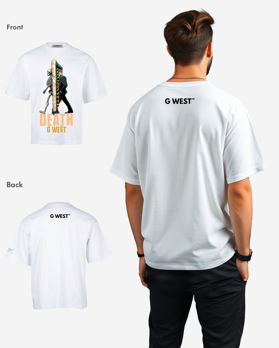 G WEST DEATH OVERSIZED T-Shirt Mens G West