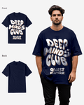 G West Deep Mind Club Distress graphic T-Shirt Big and Tall Mens G West