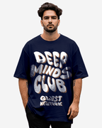 G West Deep Mind Club Distress graphic T-Shirt Big and Tall Mens G West