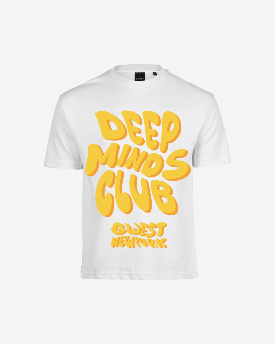 G West Mens Deep Minds Club Oversized Tee G West