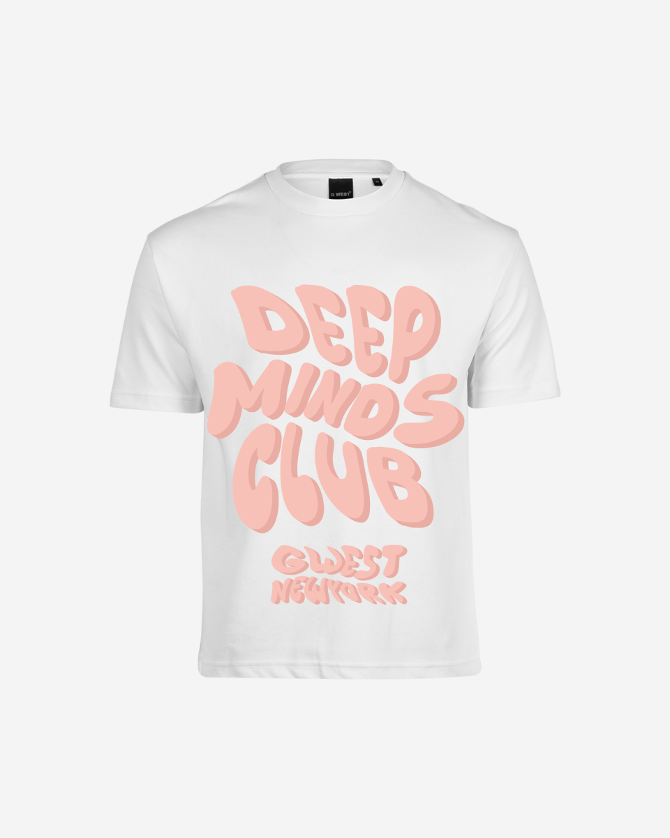 G West Mens Deep Minds Club Oversized Tee G West