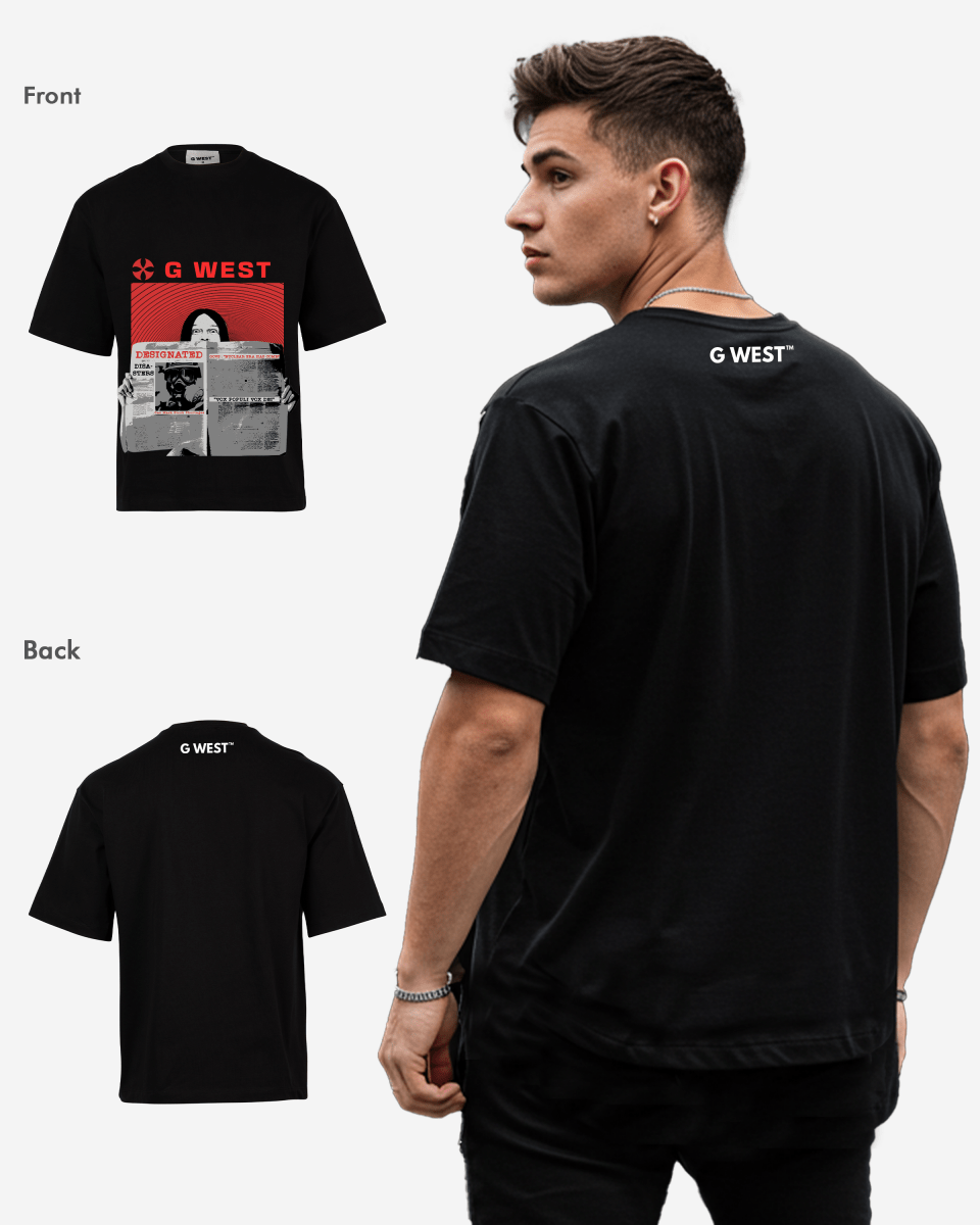 G WEST DESIGNATED OVERSIZED T-Shirt Mens G West