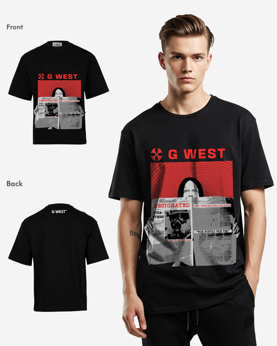 G WEST DESIGNATED OVERSIZED T-Shirt Mens G West