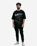 Camiseta Oversize para Hombre G West Devil Hell Riders