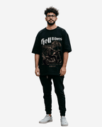Camiseta Oversize para Hombre G West Devil Hell Riders