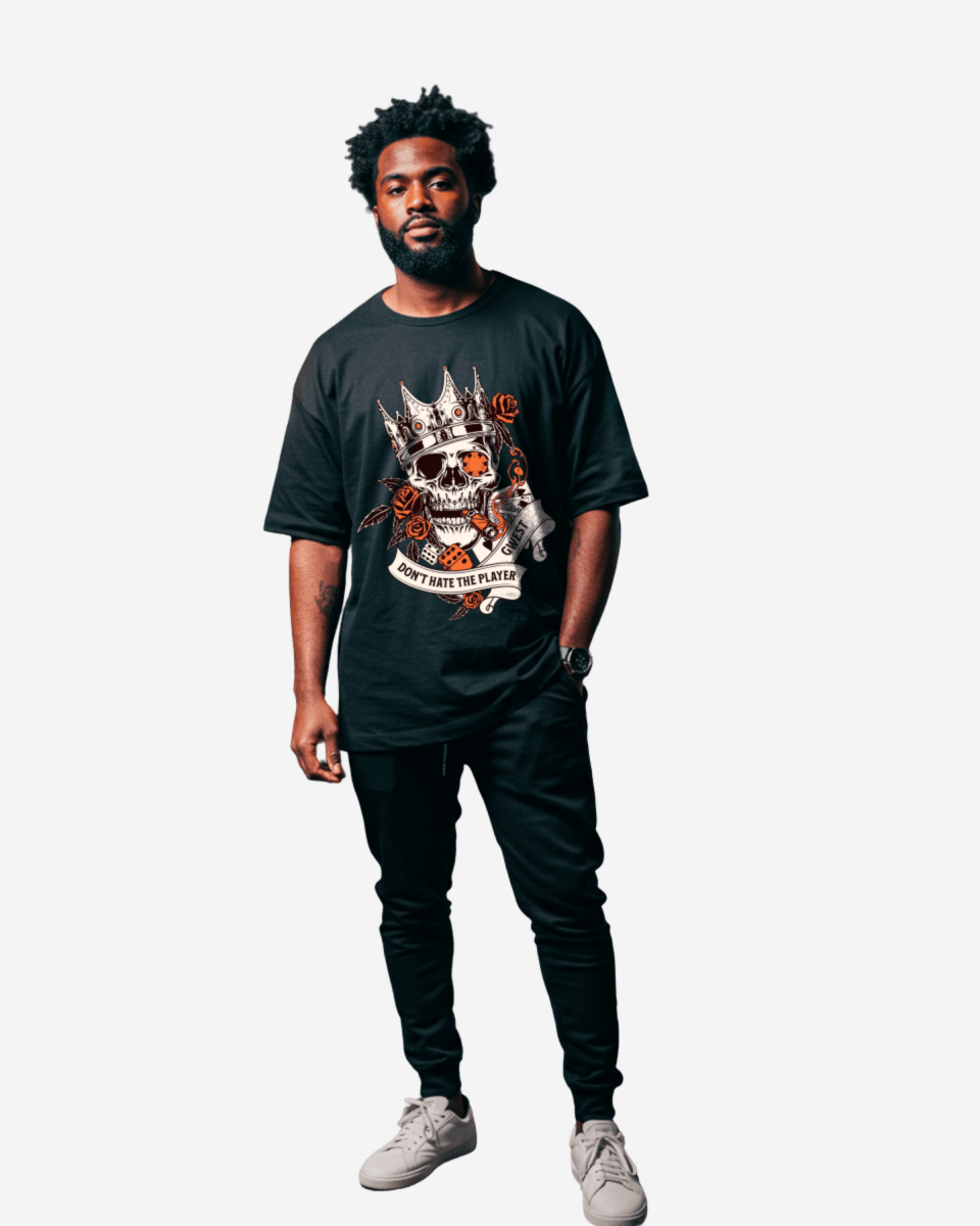 Camiseta extragrande para hombre G West Don't Hate Player