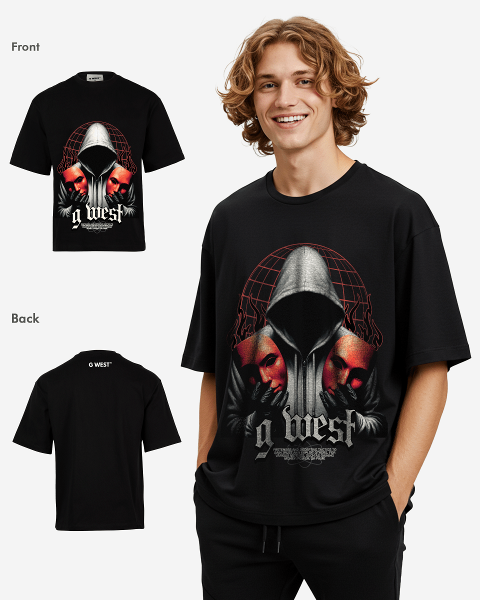 G WEST DOUBLE FACED OVERSIZED T-Shirt Mens G West