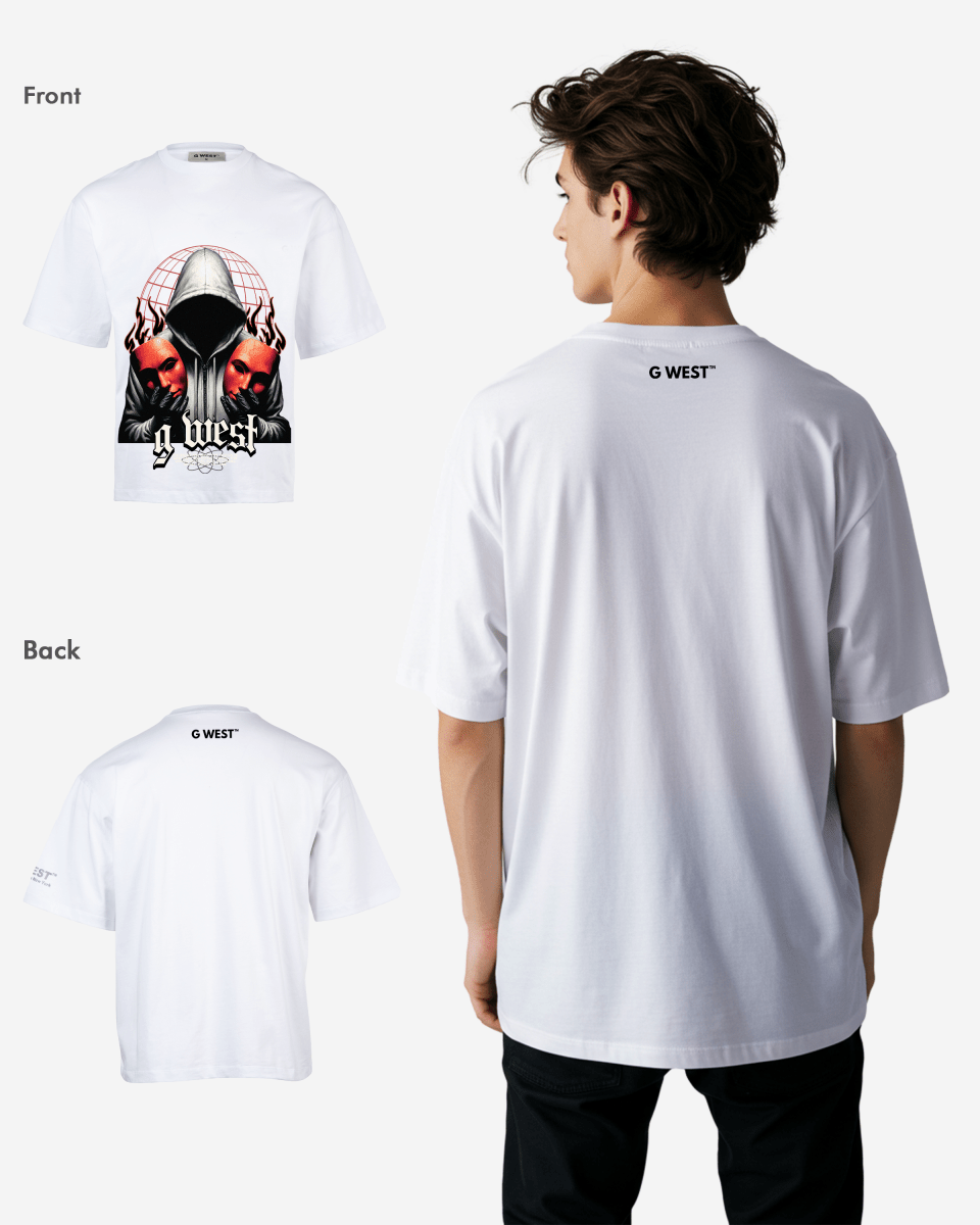 G WEST DOUBLE FACED OVERSIZED T-Shirt Mens G West