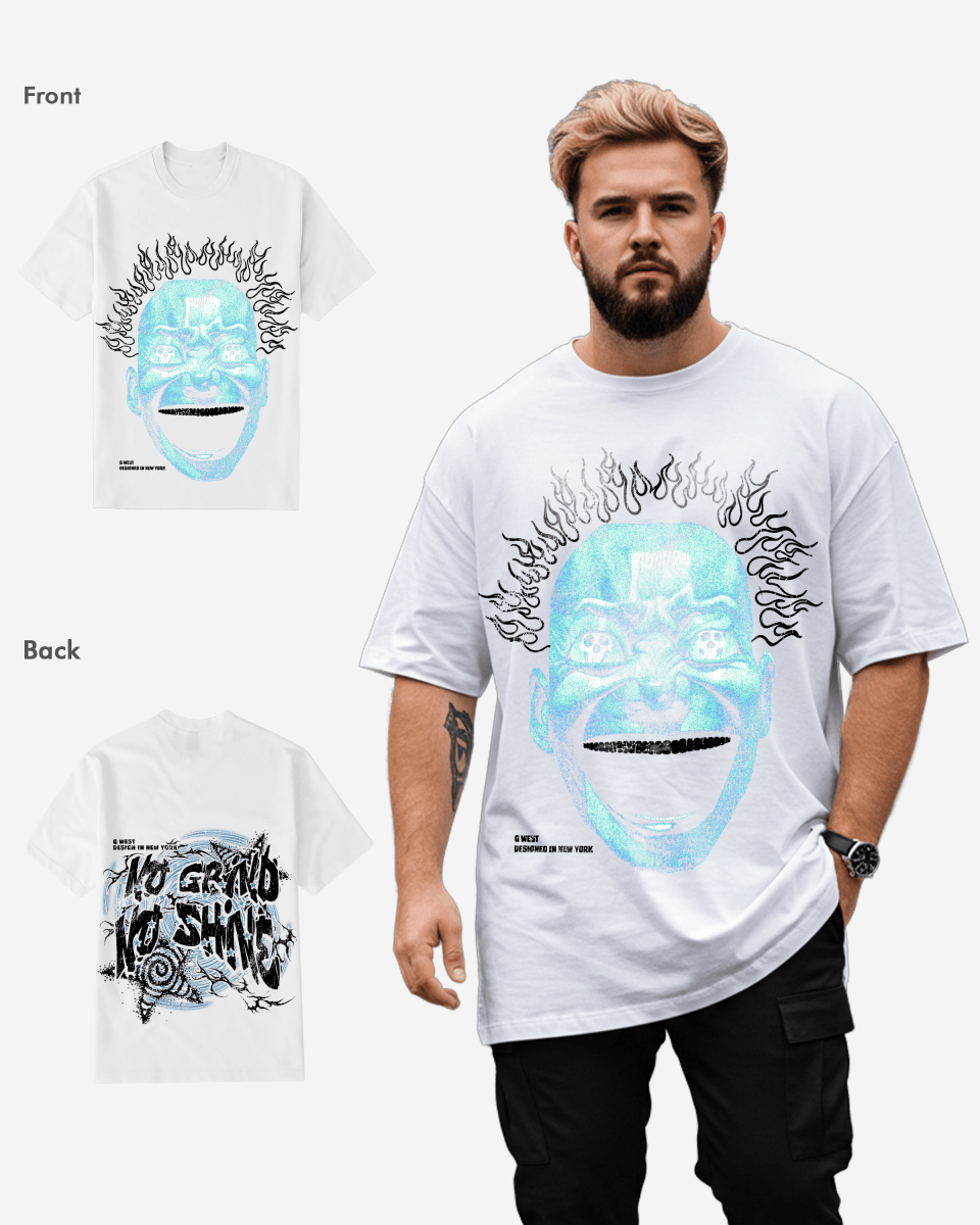 G West Electrical Einstein Double Hit T-Shirt Big and Tall Mens G West