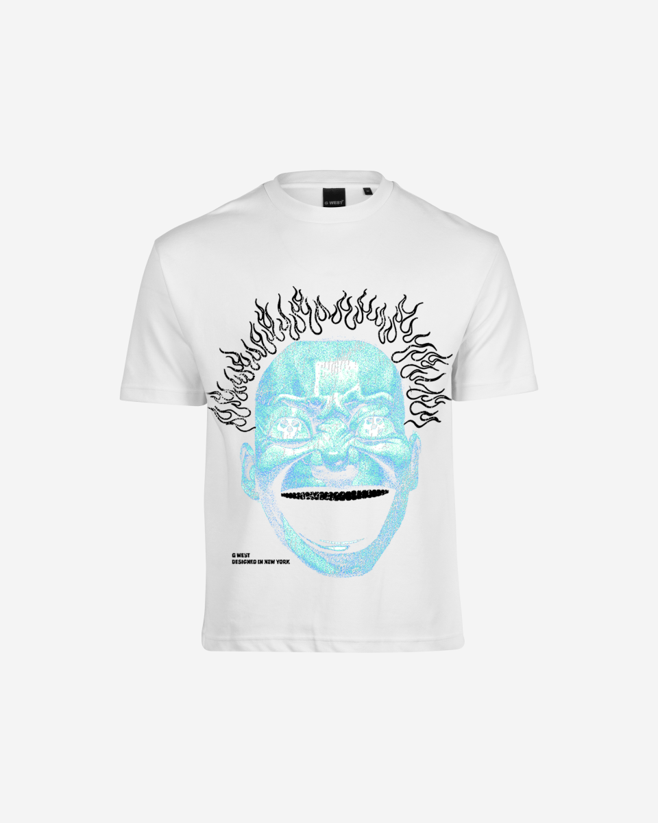 G West Mens Electrical Einstein Oversized Tee G West
