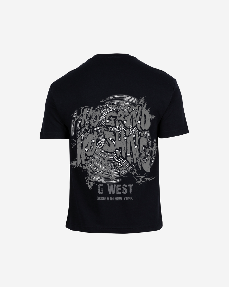 G West Mens Electrical Einstein Oversized Tee G West